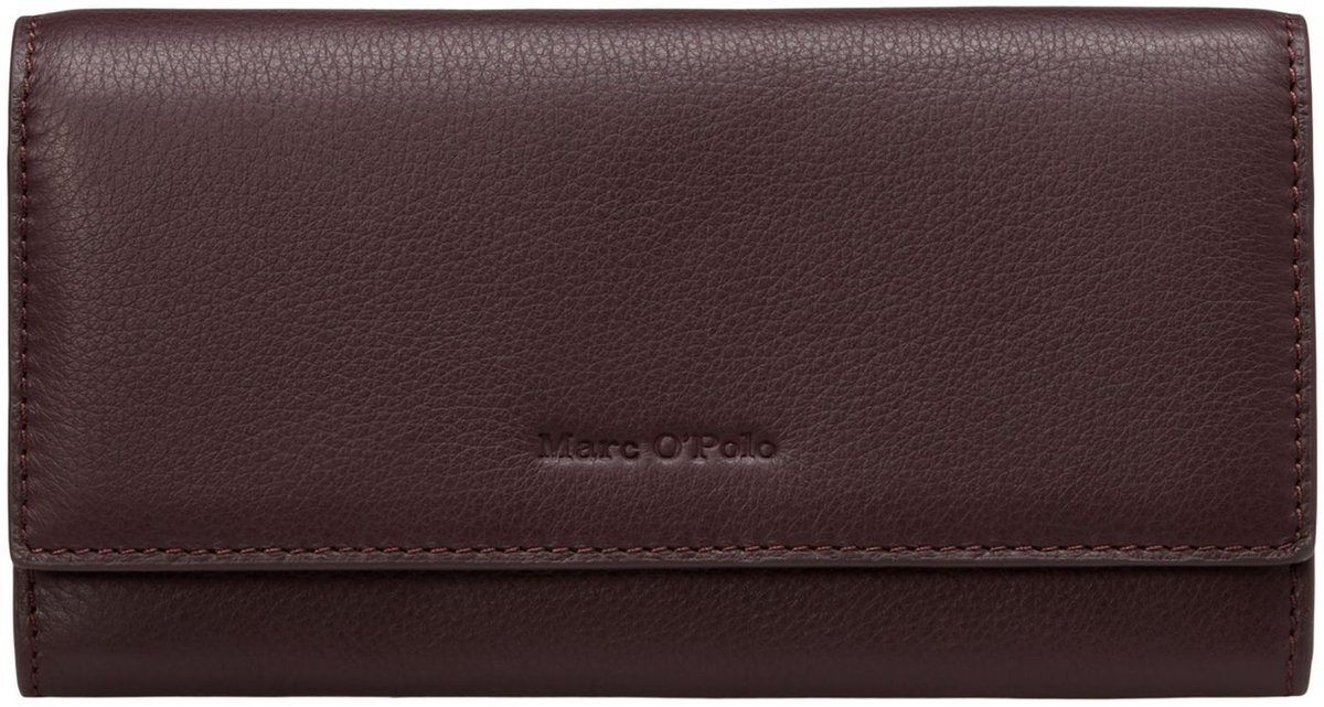 Marc O'Polo portemonnee Jessie Combi Wallet Black Cherry donkerbruin