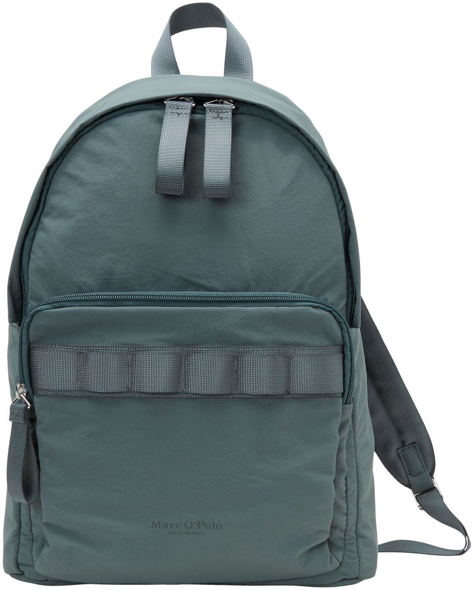 Marc O'Polo rugzak Laru Backpack Skipping Stone groengrijs