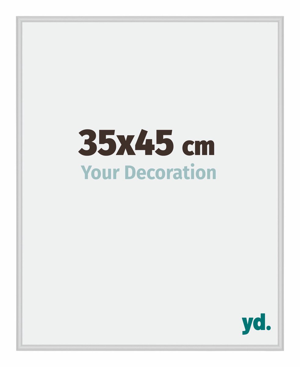yd. Your Decoration - Fotolijst 35x45 cm - Aluminium - Zilver Mat - Miami