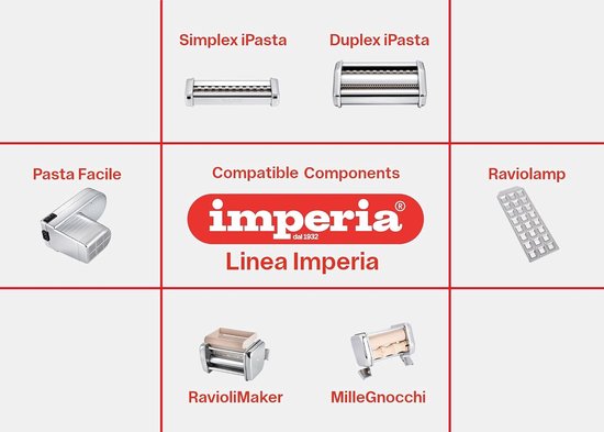 Pastamachine Handmatig - Verse Pasta Maker - Ambachtelijke Pasta Maken - 6 Dikte Instellingen - 150 mm Breed - Chroom — afbeelding 4