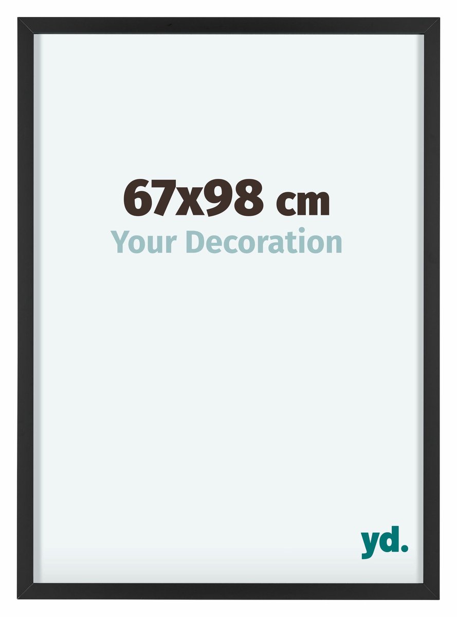 yd. Your Decoration - Fotolijst 67x98 cm - Aluminium - Zwart - Virginia