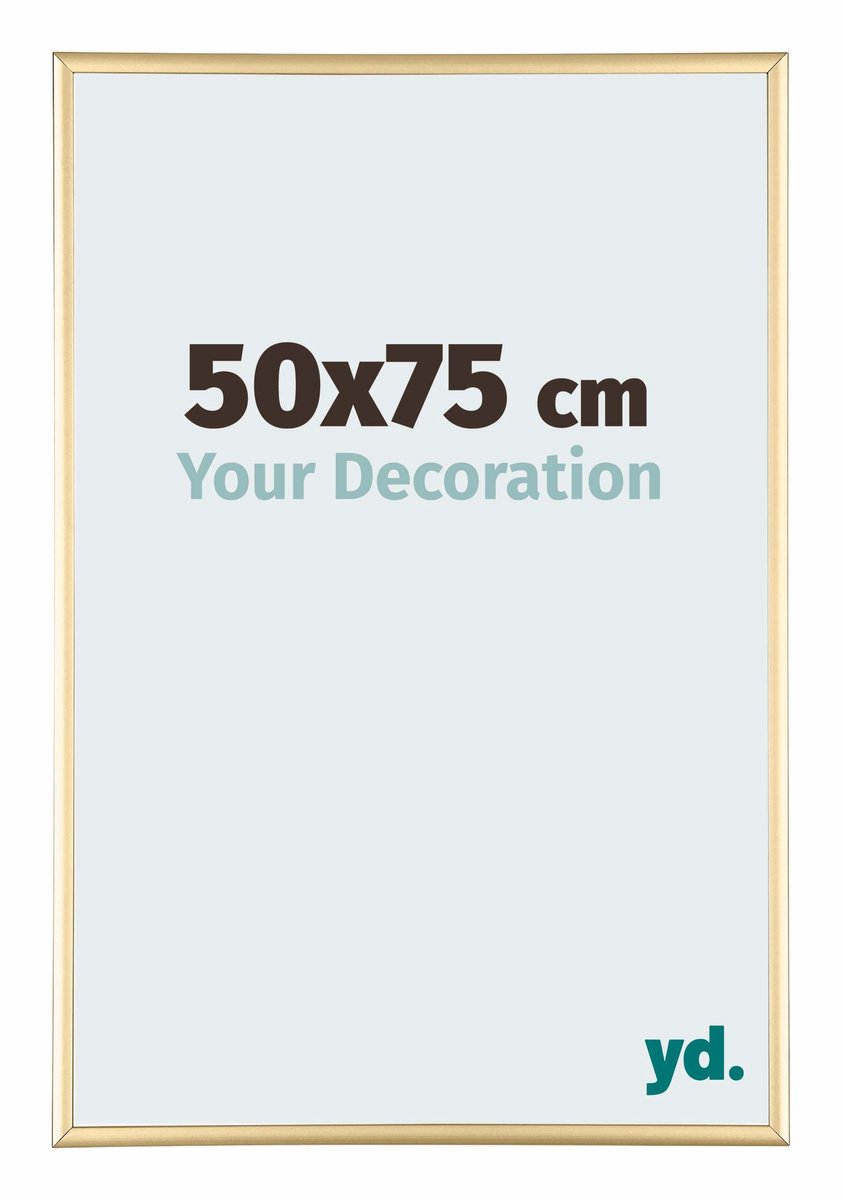 yd. Your Decoration - Fotolijst 50x75 cm - Aluminium - Goud - Kent