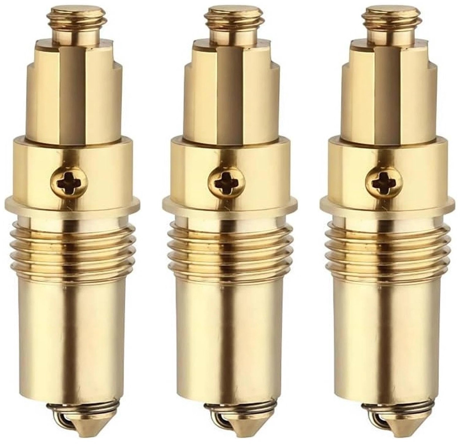 Set van 3 Pop-Up Klikstoppers - Chroom