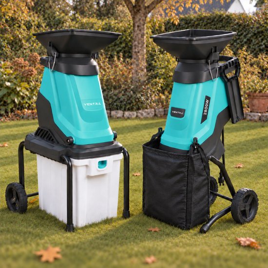 VENTRA® Invoertrechter voor Hakselaar – Geschikt voor 2800W & 3000W – Ideaal voor Bladeren en Groenafval — afbeelding 2