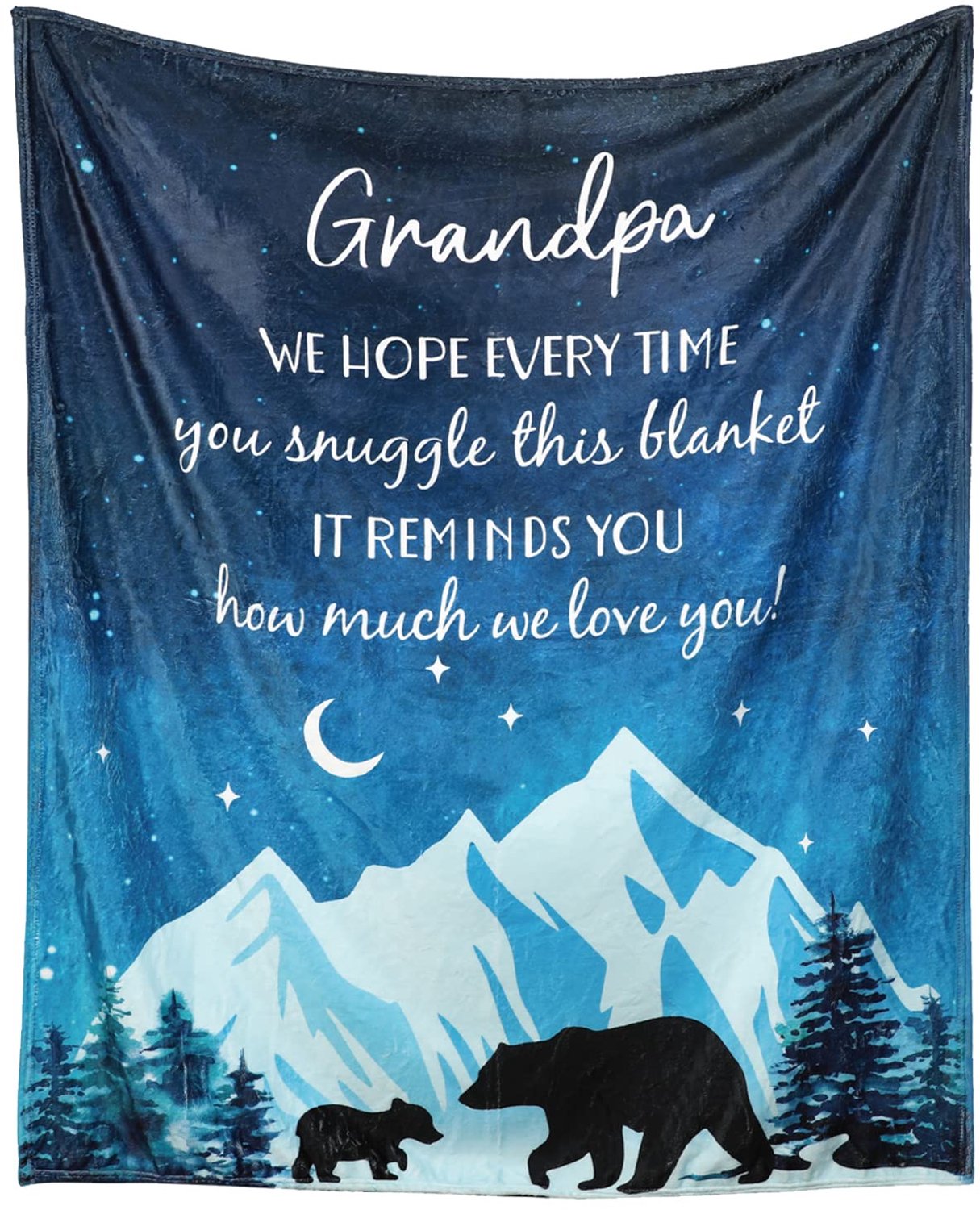 Dekentje voor opa - Lichtgewicht en warm - 50 x 60 inch