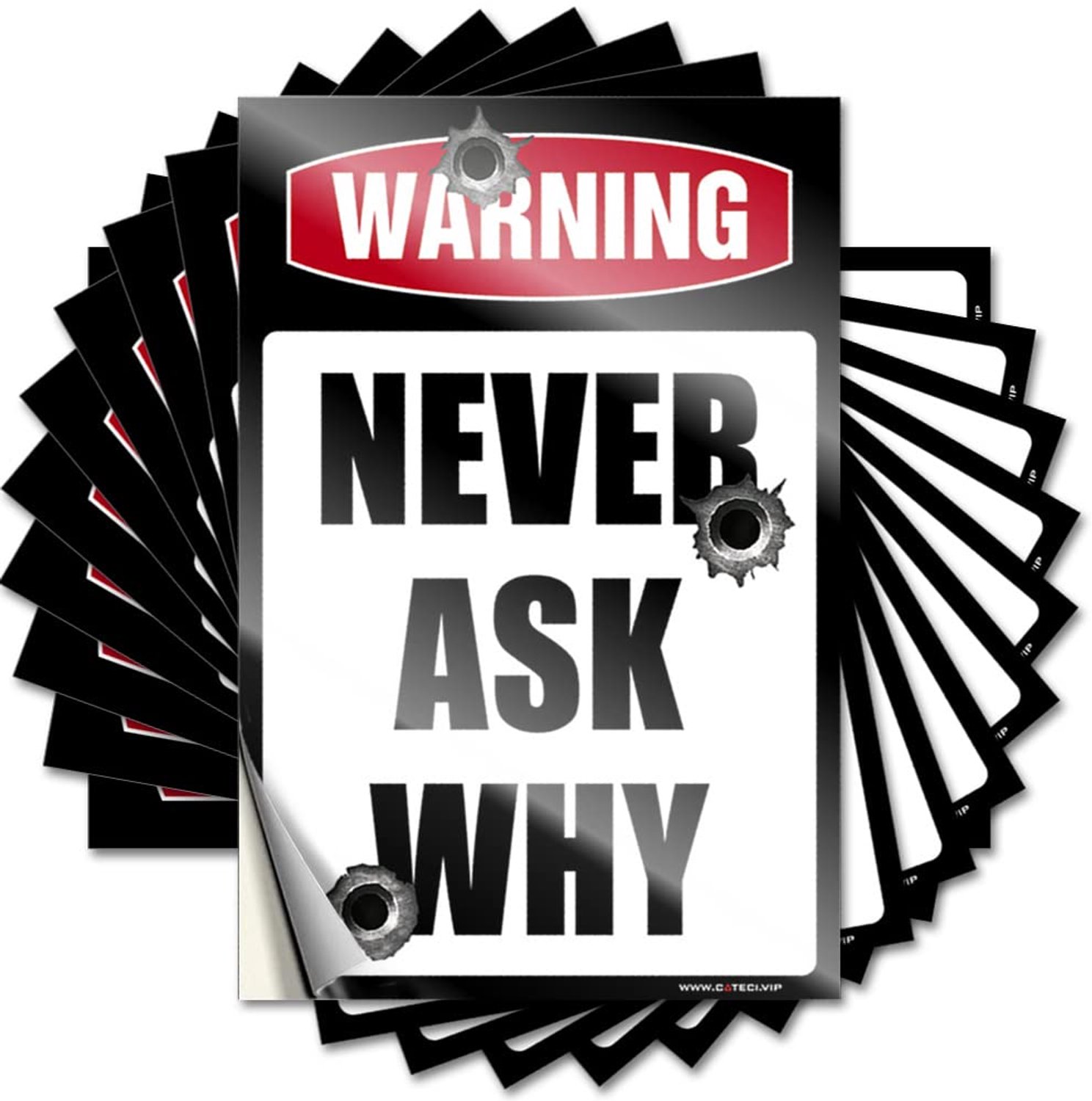 Grappige Water Sticker voor Badkamer - 8 x 12 cm