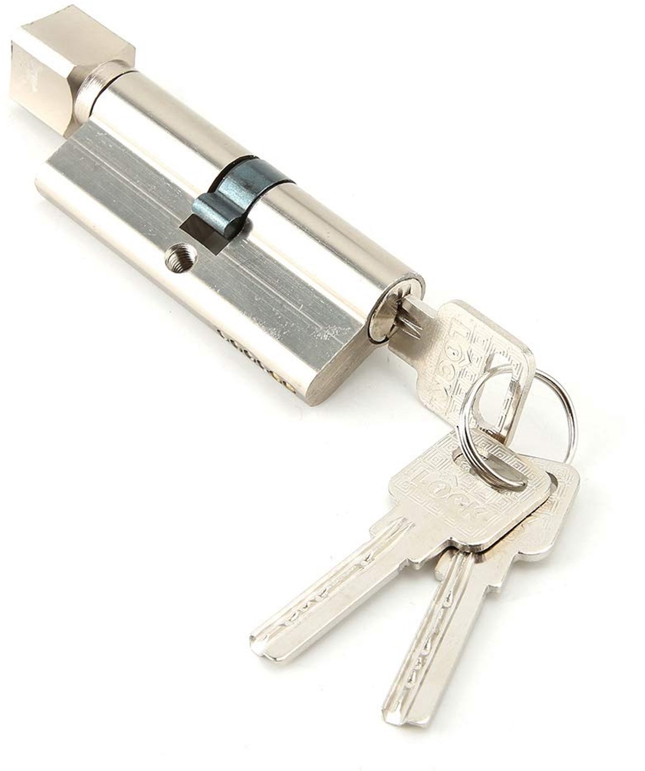 Deurslotcilinder 70 Mm - Cilinderslot met Knop - Binnendeurslot - Huisbeveiliging - Aluminiumlegering - Diefstalbeveiliging