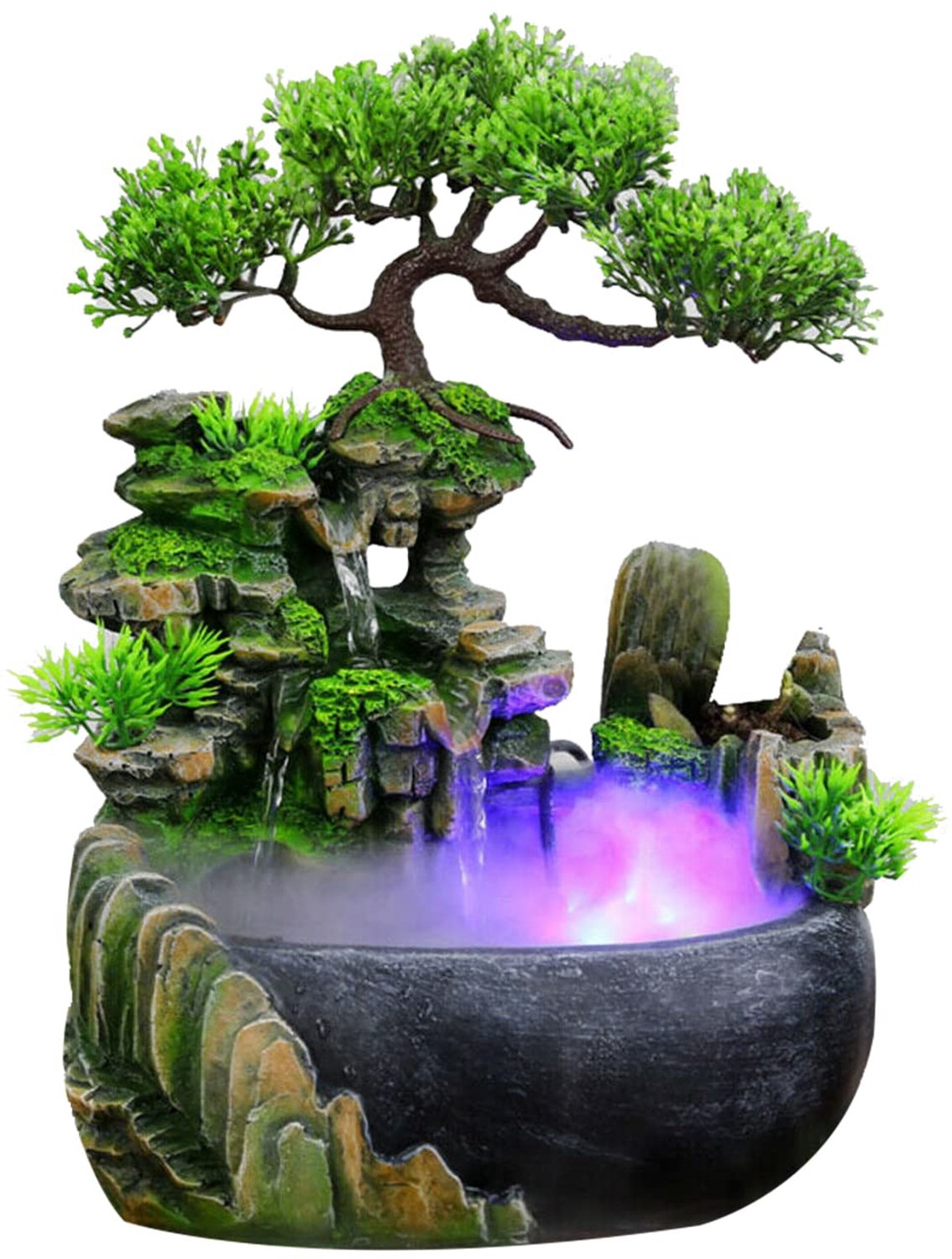 Binnenfontein met LED Verlichting - Decoratieve Tafel Waterval