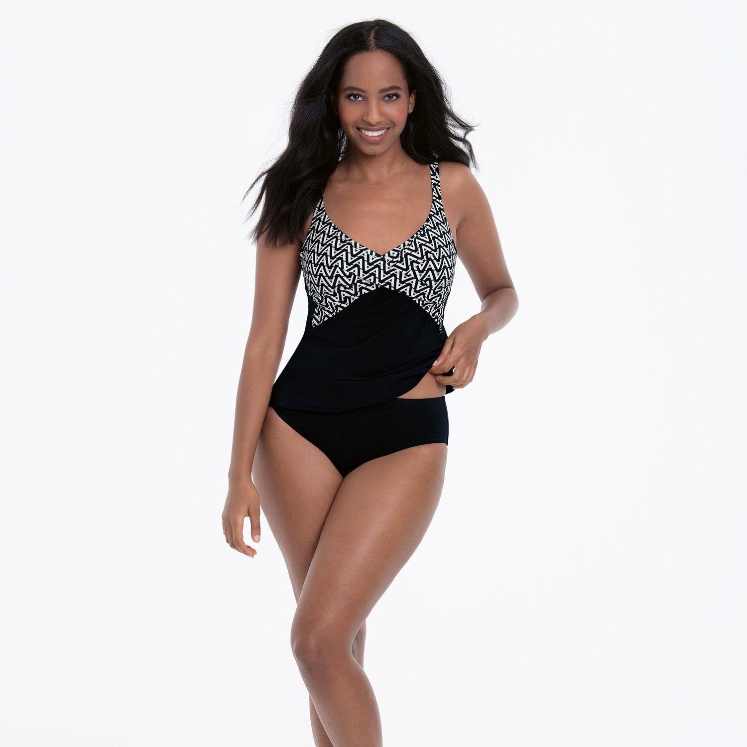 Anita Comfort Unique / Maily Tankini 8488 311 Blue Moon - maat EU 38D / FR Blauw
