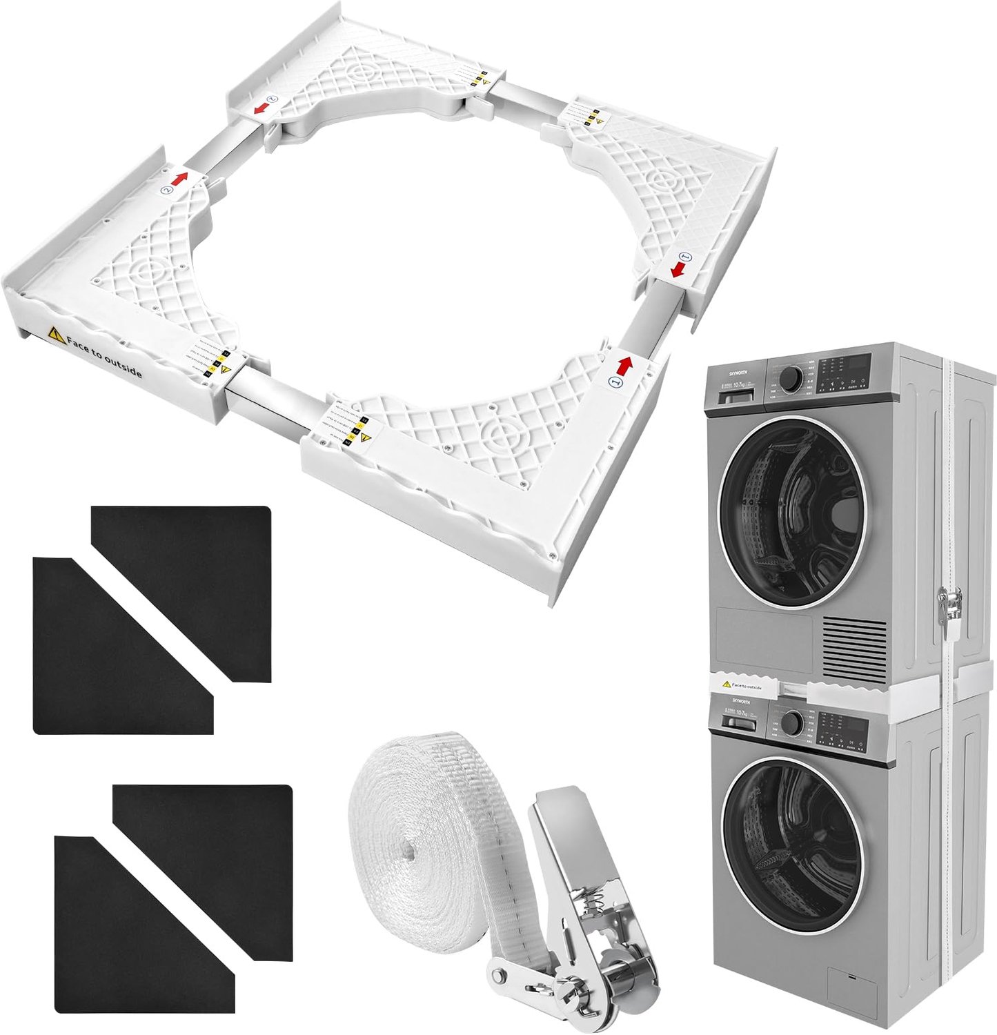 Universele Tussenframe voor Wasmachine en Droger