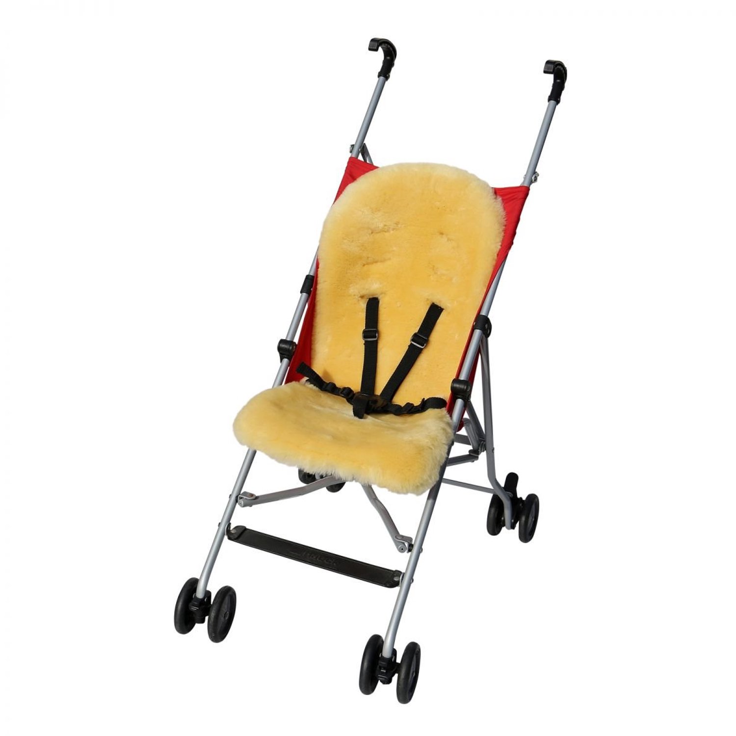 Merino Schapenvacht Inlay voor Kinderwagen 75x33 cm