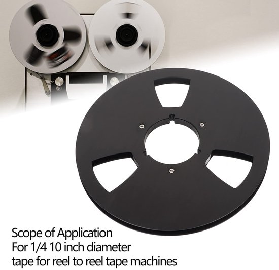 Lege Tape Reel 1/4 10 Inch, Aluminium Open Reel voor Audio — afbeelding 4