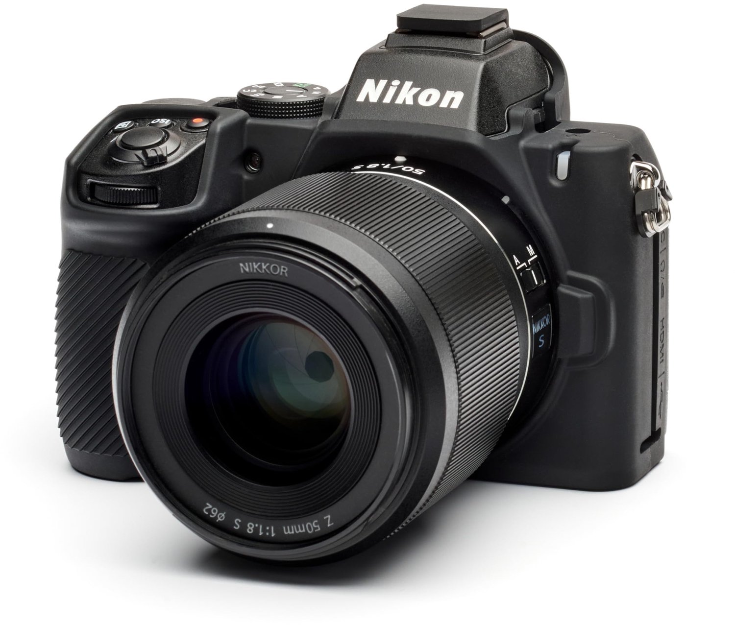 Silicone camera case voor Nikon Z50 II - Zwart