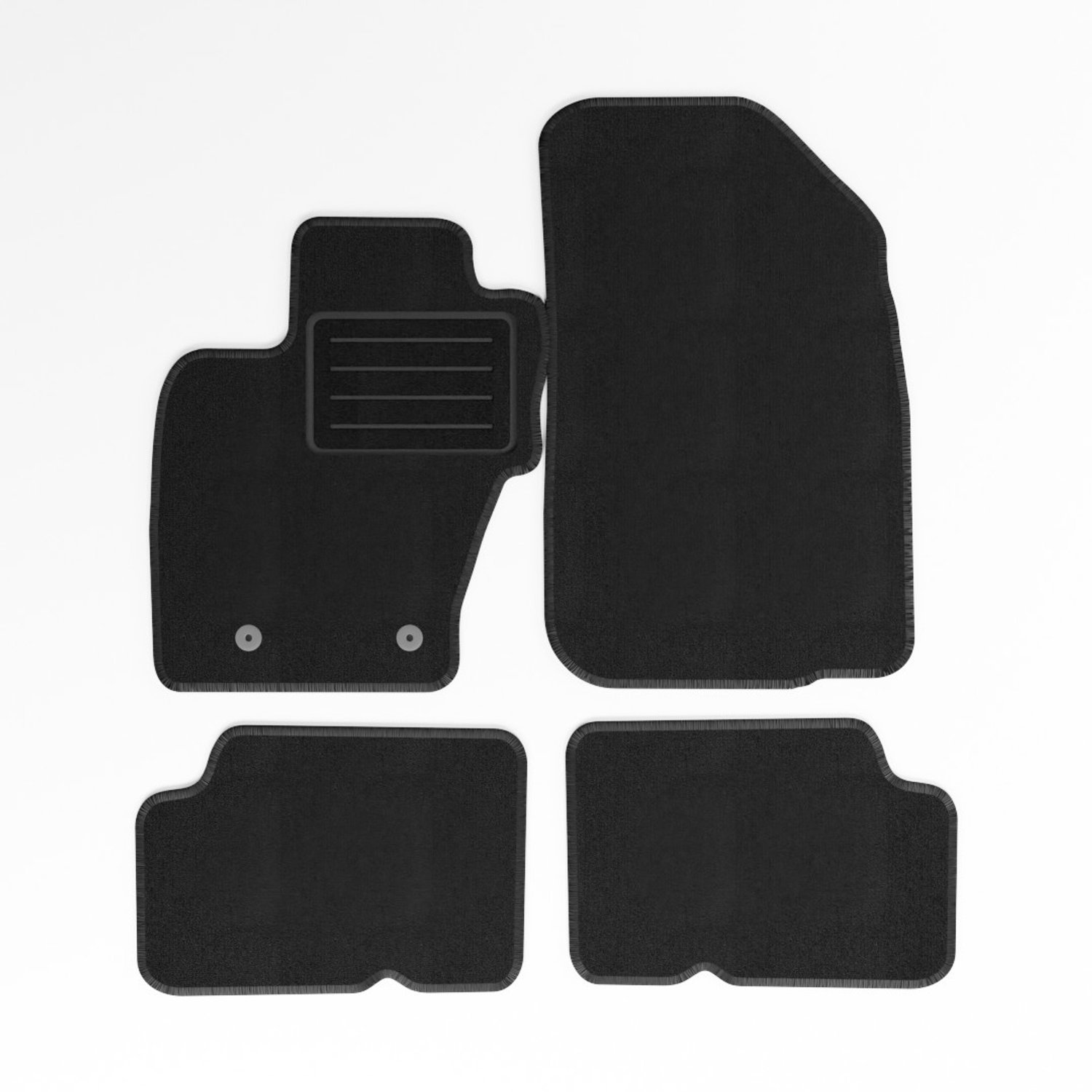 Mats4all | Naaldvilt automatten passend voor Dacia Duster Facelift 2014-2018 | Antislip | Met versterking | 4-delig | Automatten | Mattenset
