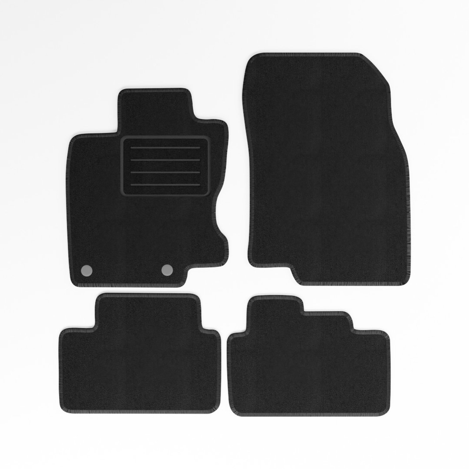Mats4all | Naaldvilt automatten passend voor Renault Kadjar 2015-2022 | Antislip | Met versterking | 4-delig | Automatten | Mattenset