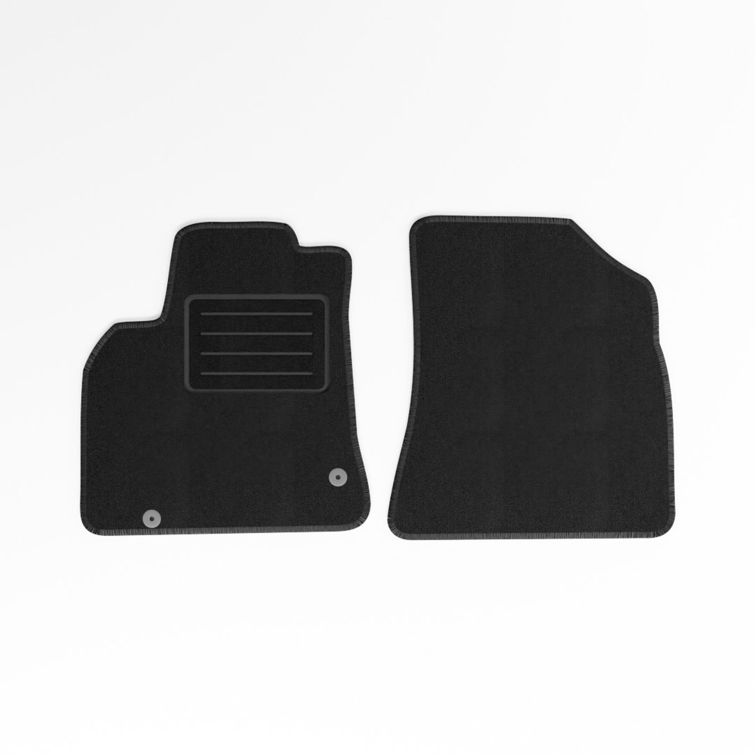 Mats4all | Naaldvilt automatten passend voor Peugeot Partner voorset 2008-2018 | Antislip | Met versterking | 4-delig | Automatten | Mattenset