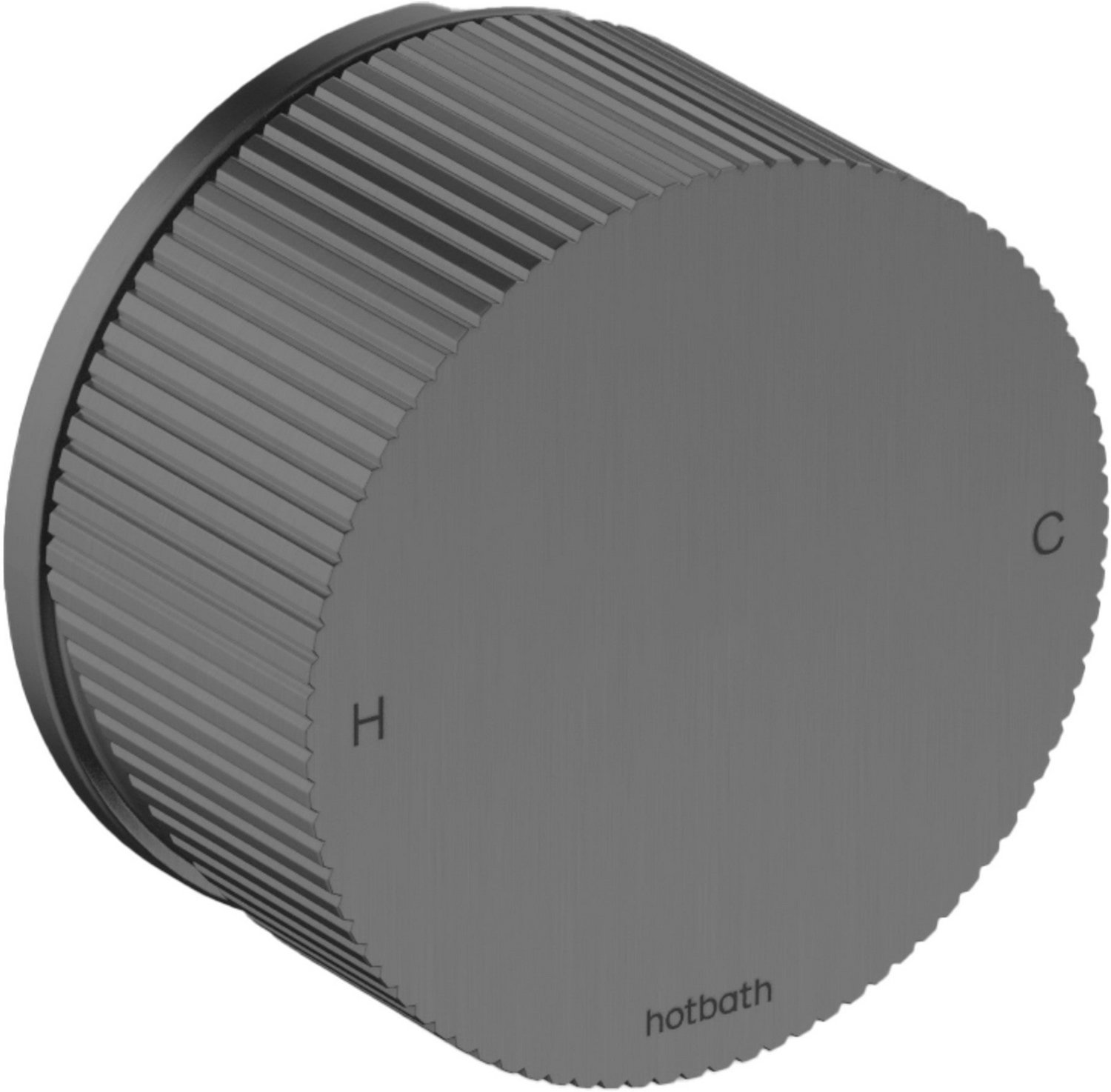 Hotbath Guy GY031REXT Row afbouwdeel inbouw mengkraan geborsteld zwart PVD