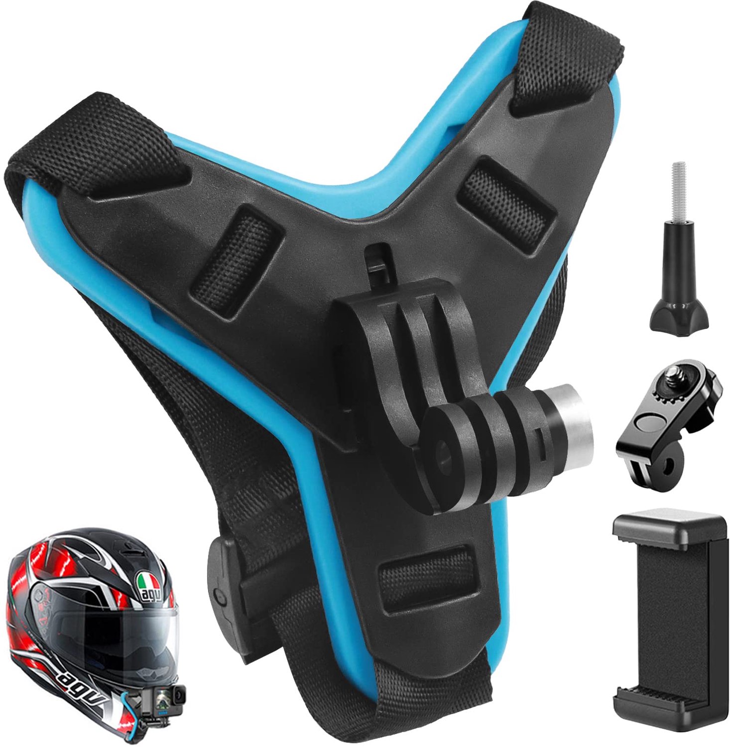 Verstelbare Actiecamera Helmhouder voor Motor
