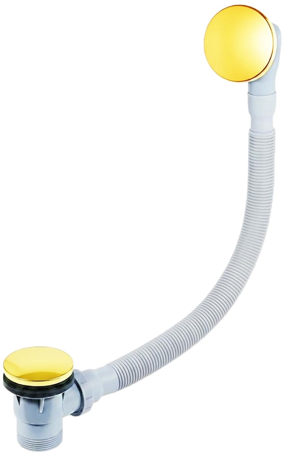 Clicker Bad Afval Plug Combinatie in Goud