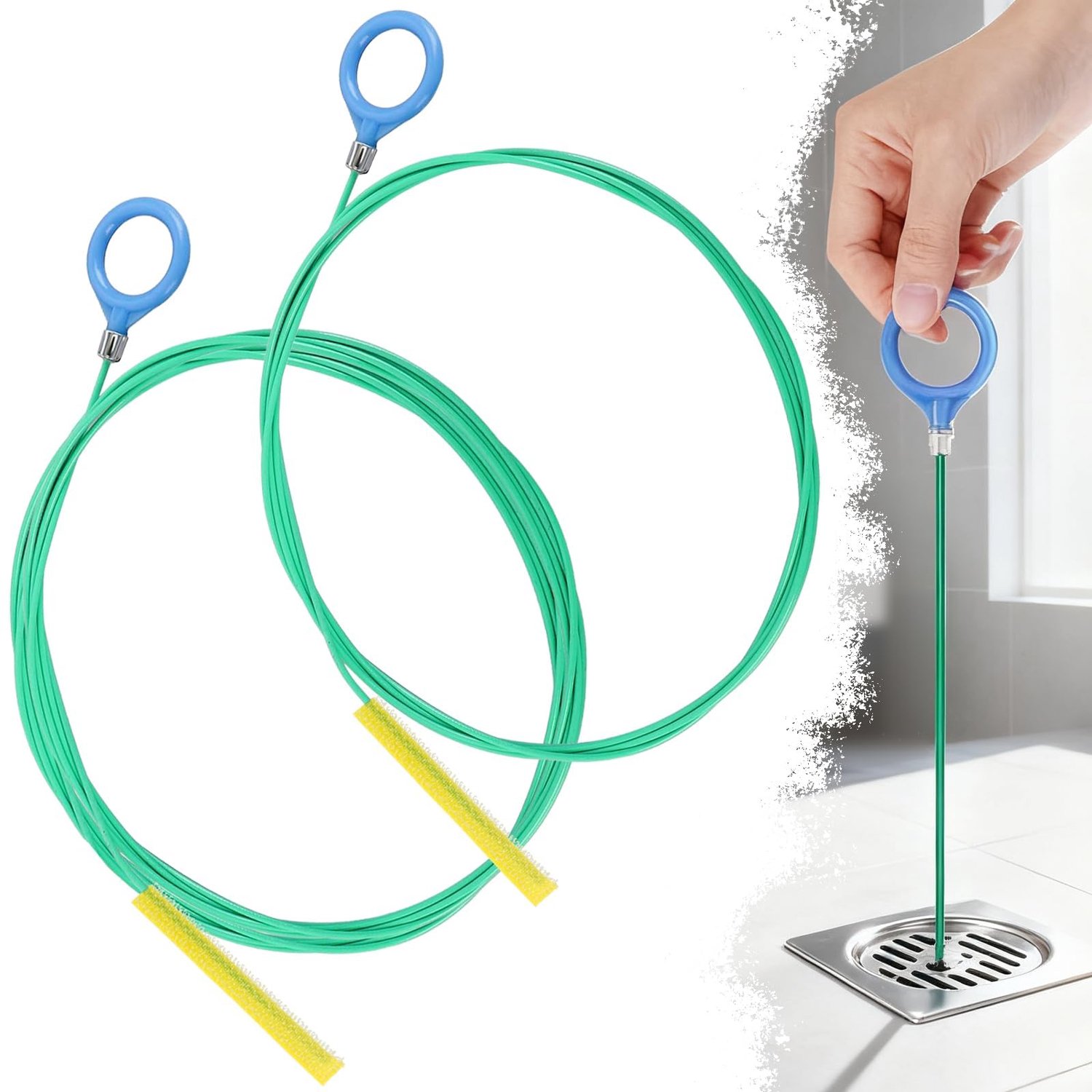 Set van 2 Afvoerreinigingsspiralen