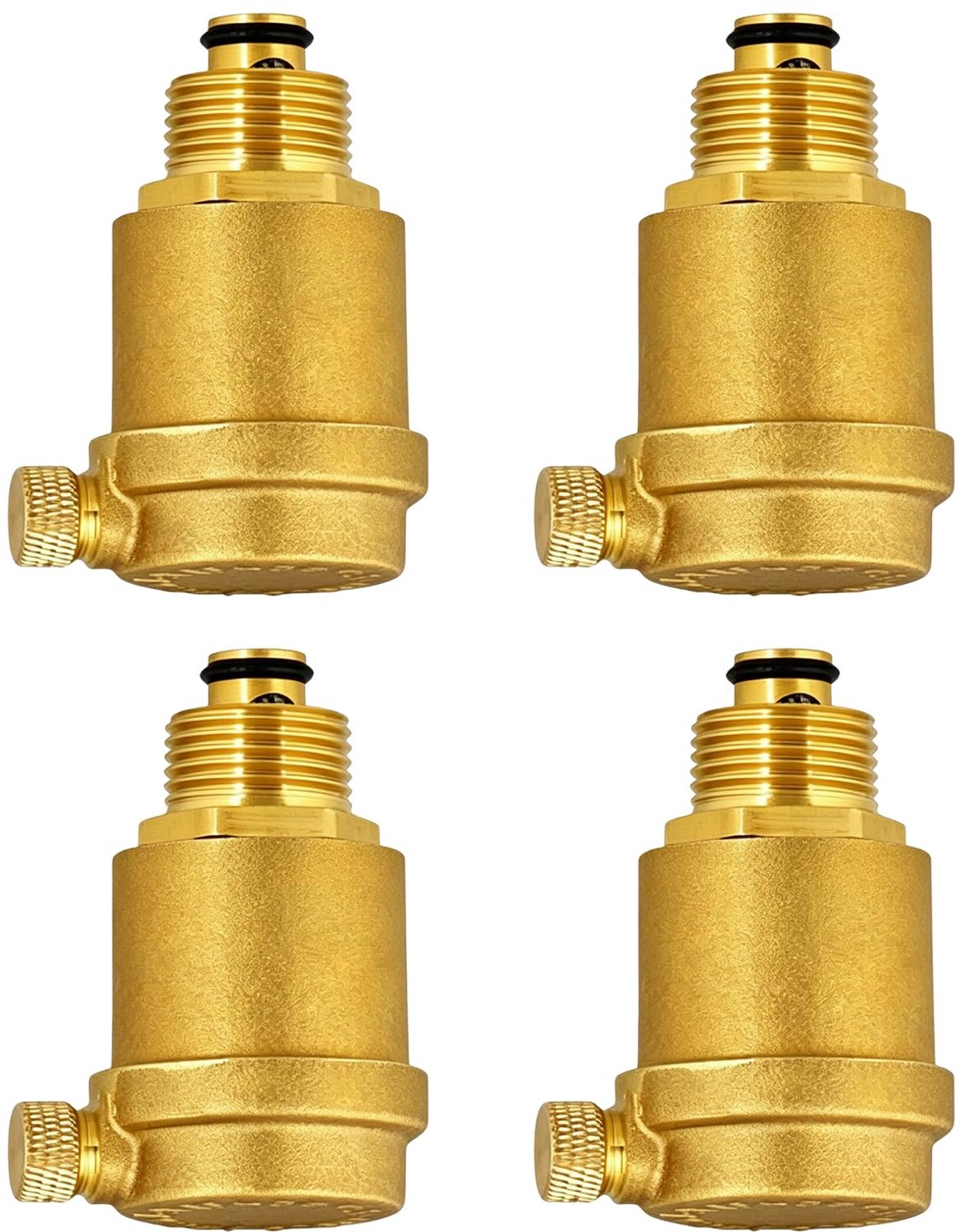 Automatisch Ontluchtingsventiel - 4 stuks - Messing