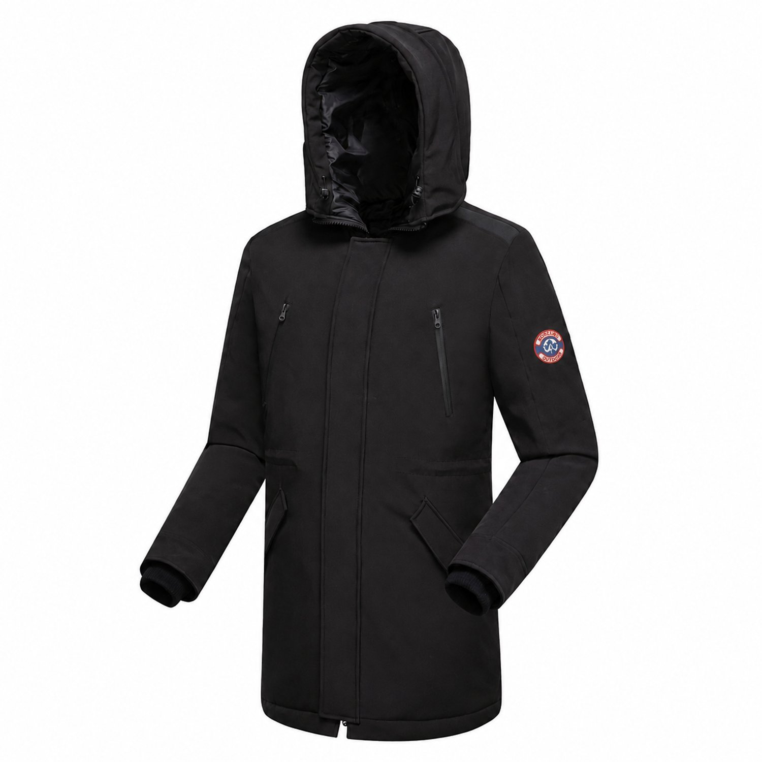 Norlund - Heren Jas winter Bismo Softshell Parka - Zwart - Maat XXL