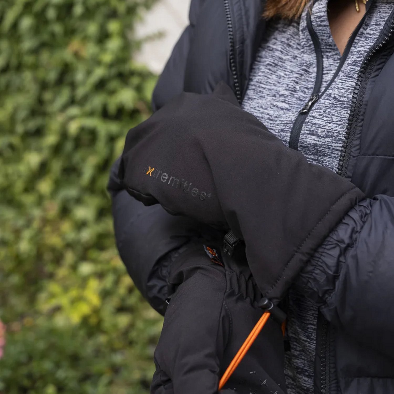 Extremities handschoenen Sherpa Mitt wanten - Zwart