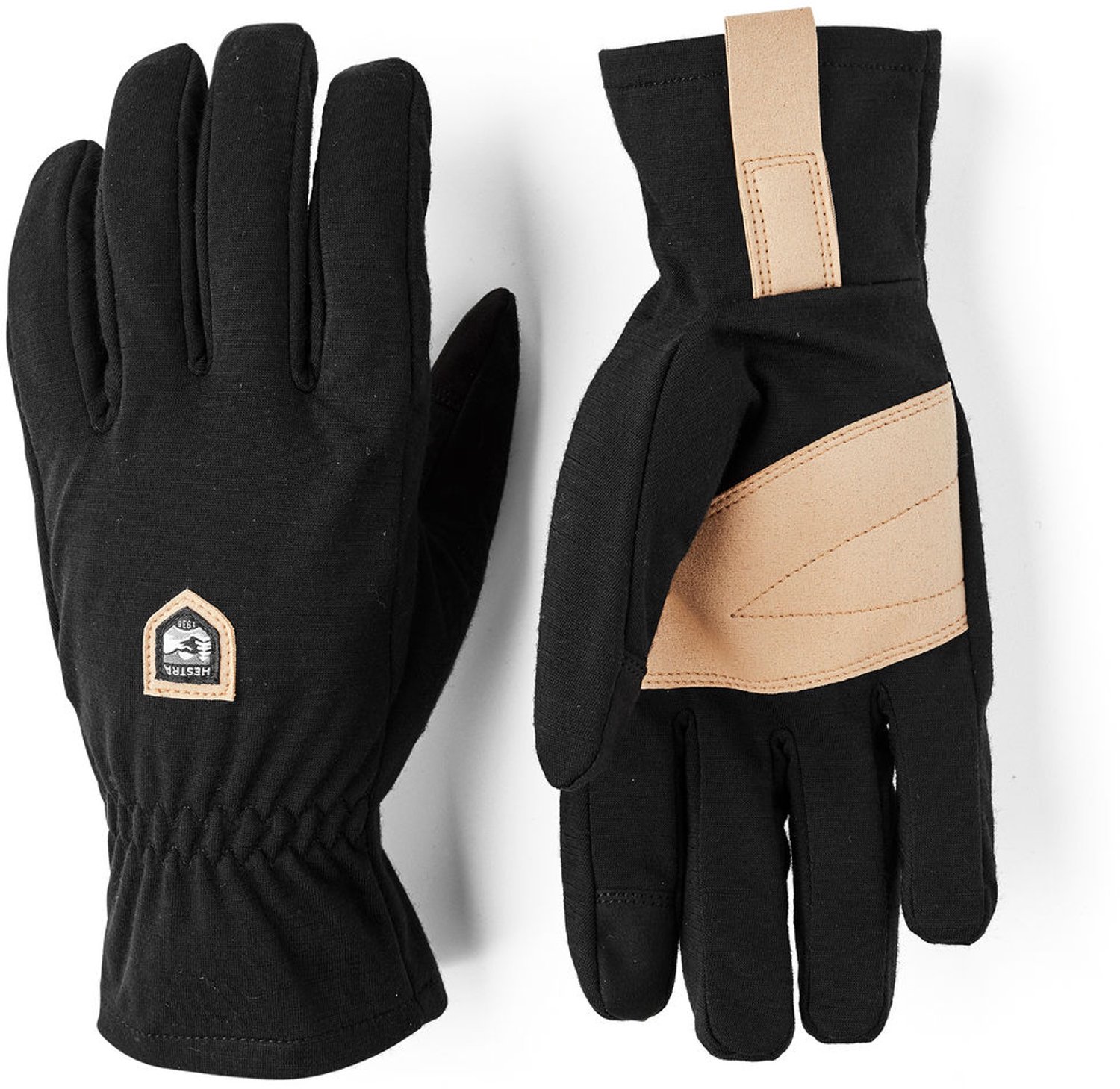 Hestra Windwool Merino Liner 5 finger – Wintersport Wintersportkleding Handschoenen Grijs