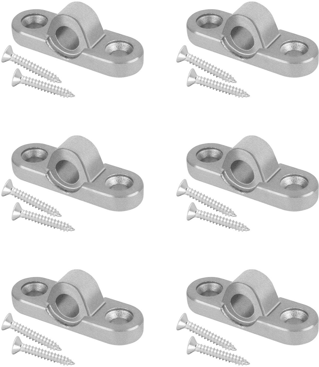 Set van 6 Dakhouders voor Camper en Caravan met Roestbescherming