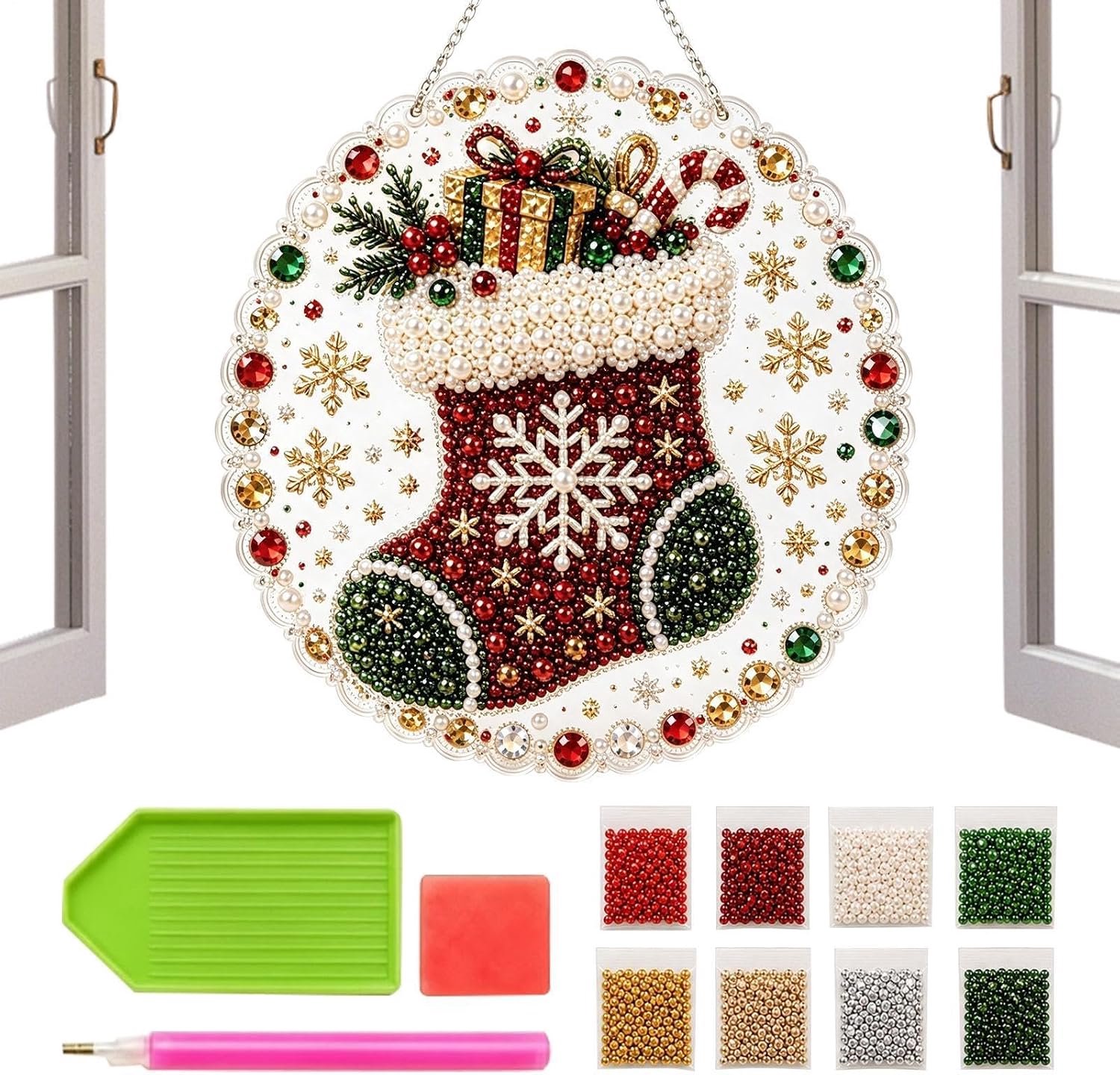 Schilderij Kits voor Volwassenen DIY Reflectie Steentjes