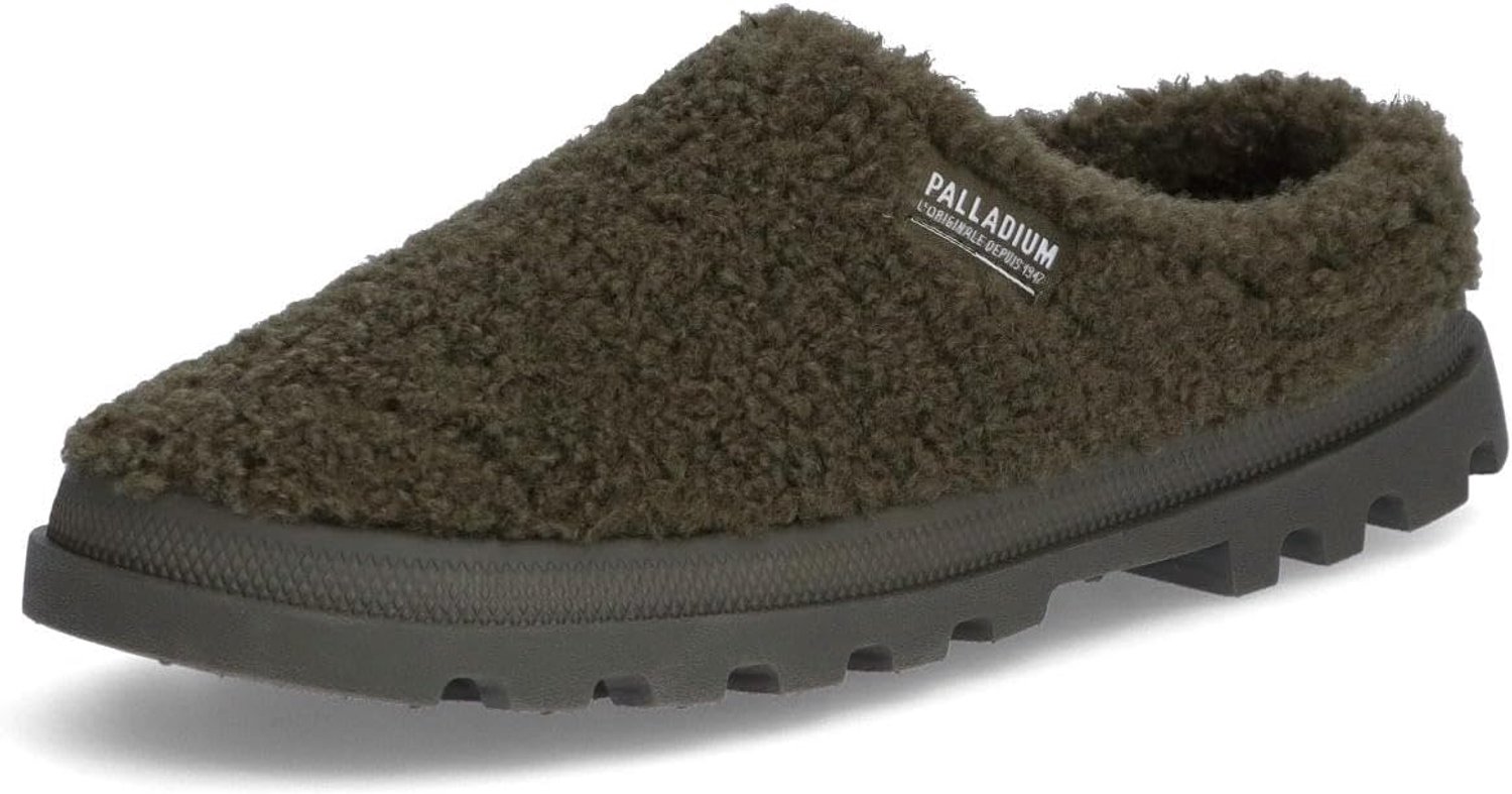 Gezellige pantoffels Palladium Dunelite Olijf