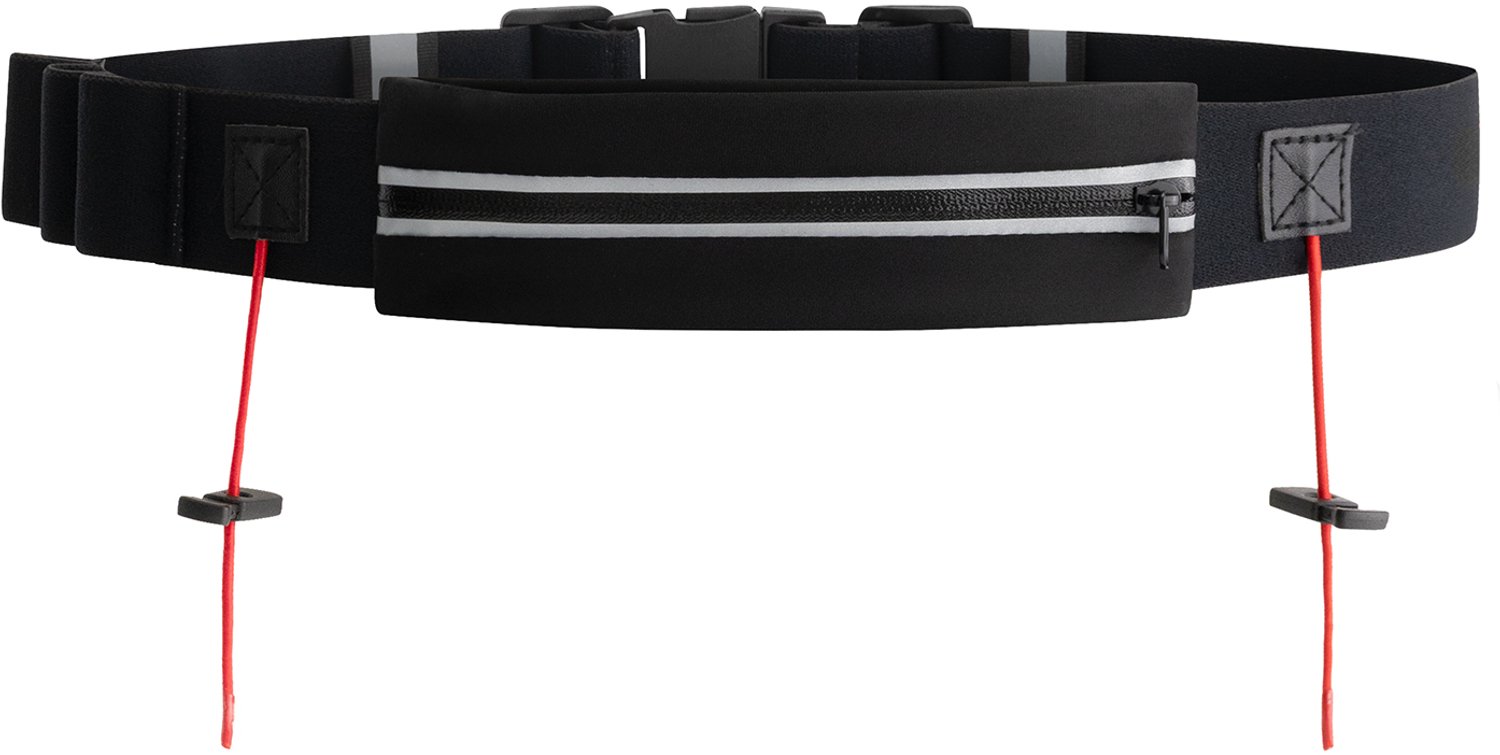 BTTLNS startnummerband met lycra ritsvak - triathlon race belt - hardloopriem - hardloopband - inclusief gel vakjes en lycra ritsvak - Talos 1.0 - roze