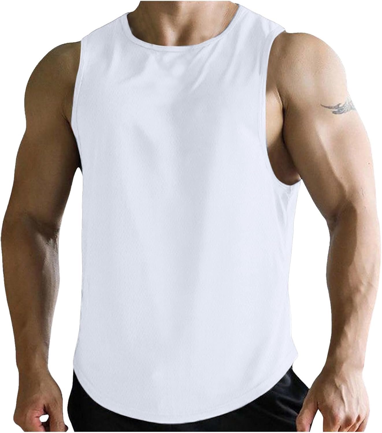 Basketbal-trainingsvest voor heren, zomer, sport, mouwloos, materiaal, sneldrogend, loopoefeningen, fitnesshemd