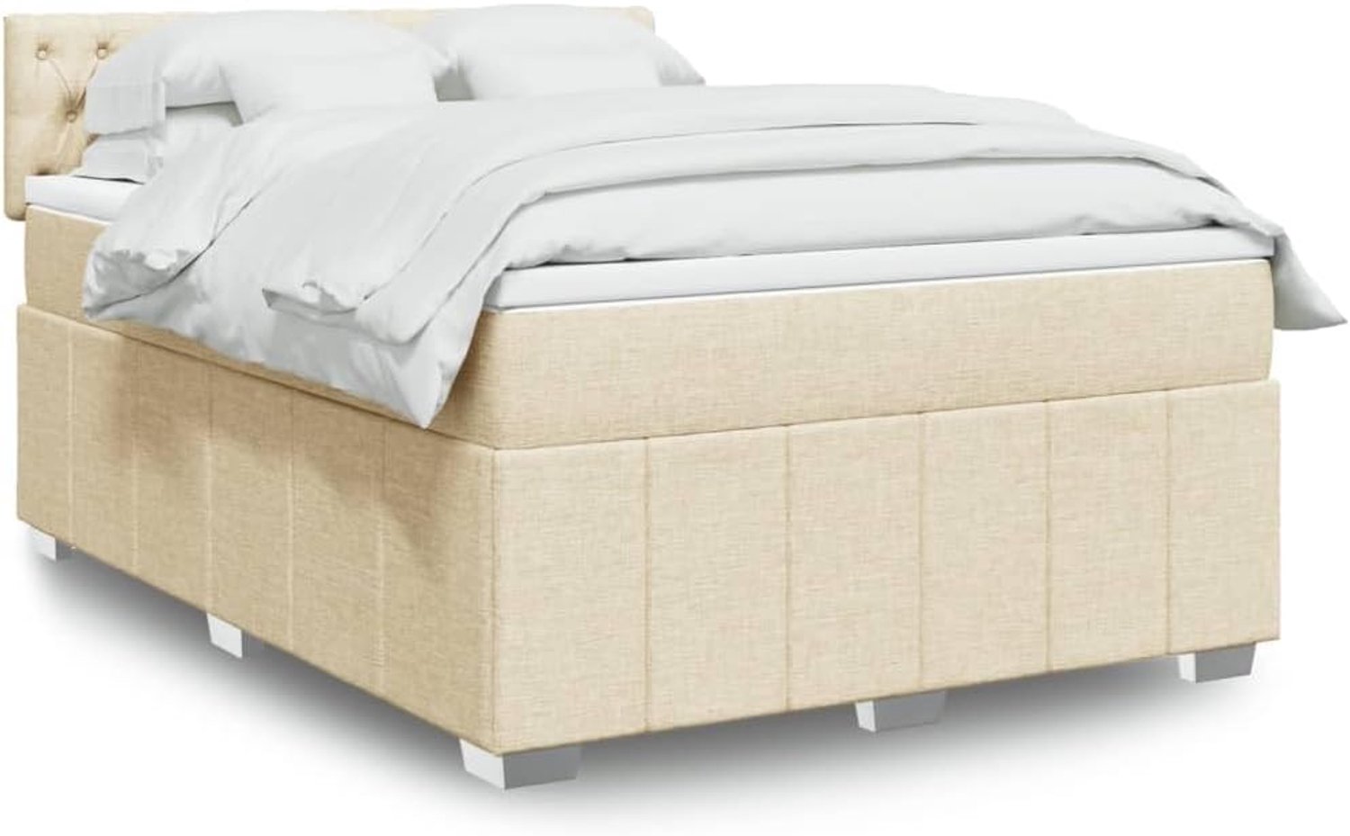 Pocketveringmatras Boxspringbed Crème 140x200 cm