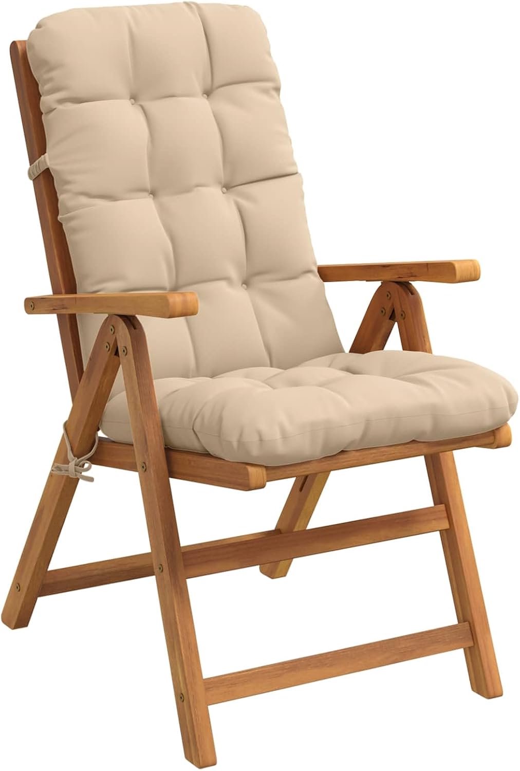 Kussenset met hoge rugleuning, 2 stuks, 100% polyester