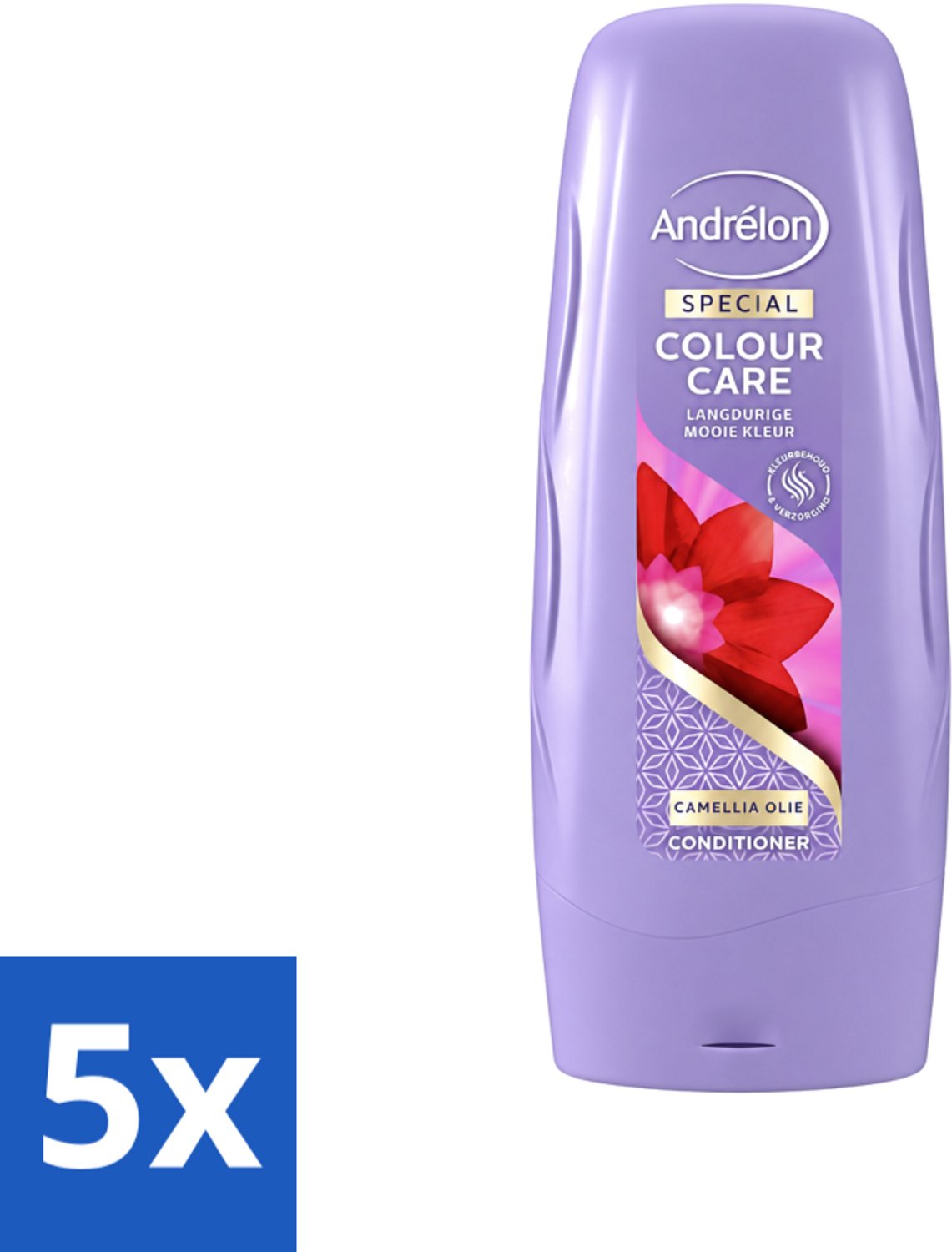 5 x Andrélon - Colour Care - Camellia Olie - Conditioner - Kleurbehoud - 300 ml - Voordeelverpakking - 5 stuks