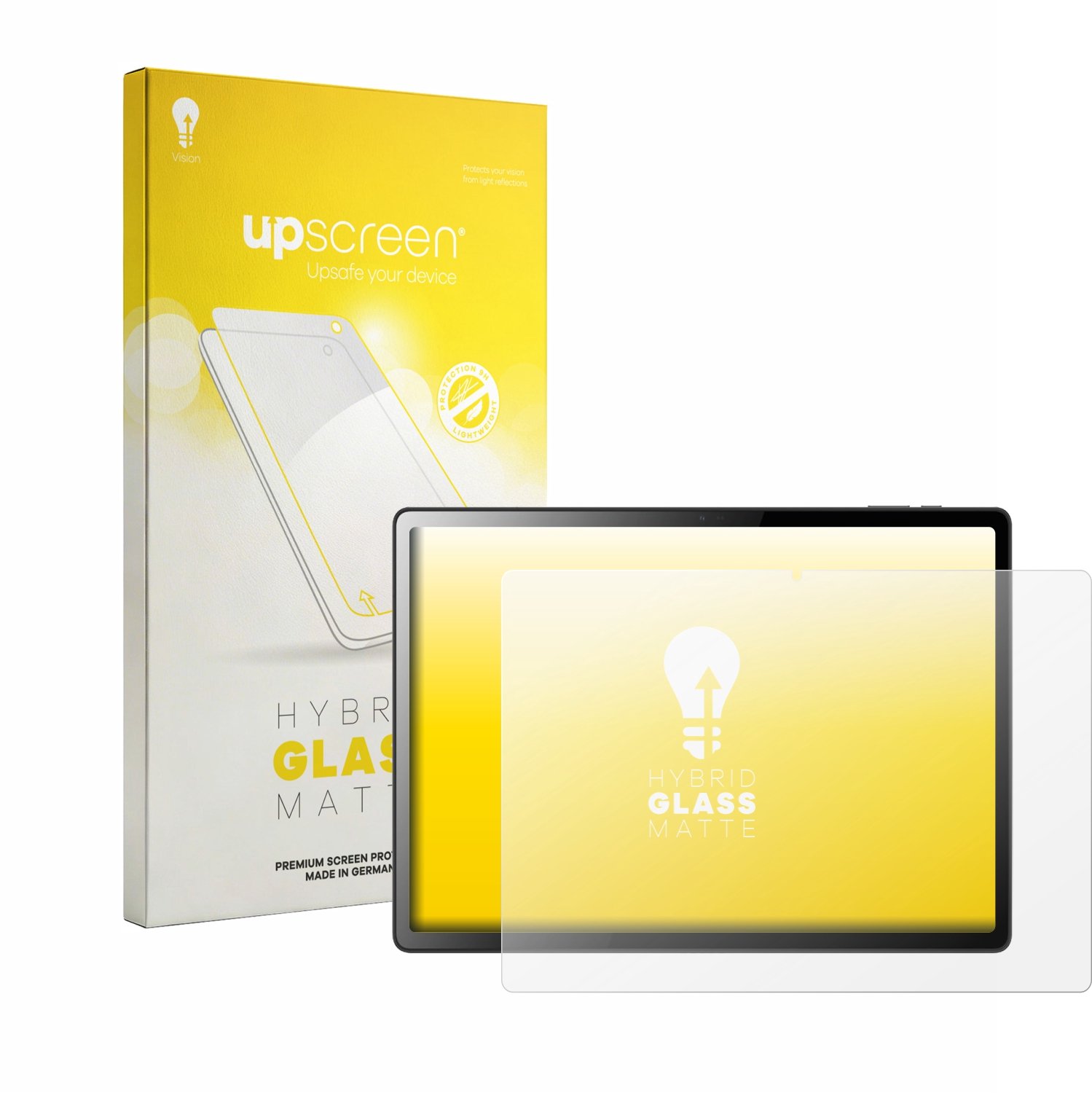 upscreen - Screenprotector voor Logicom Tab XXL 14" - Folie Beschermfolie Beschermglas matte
