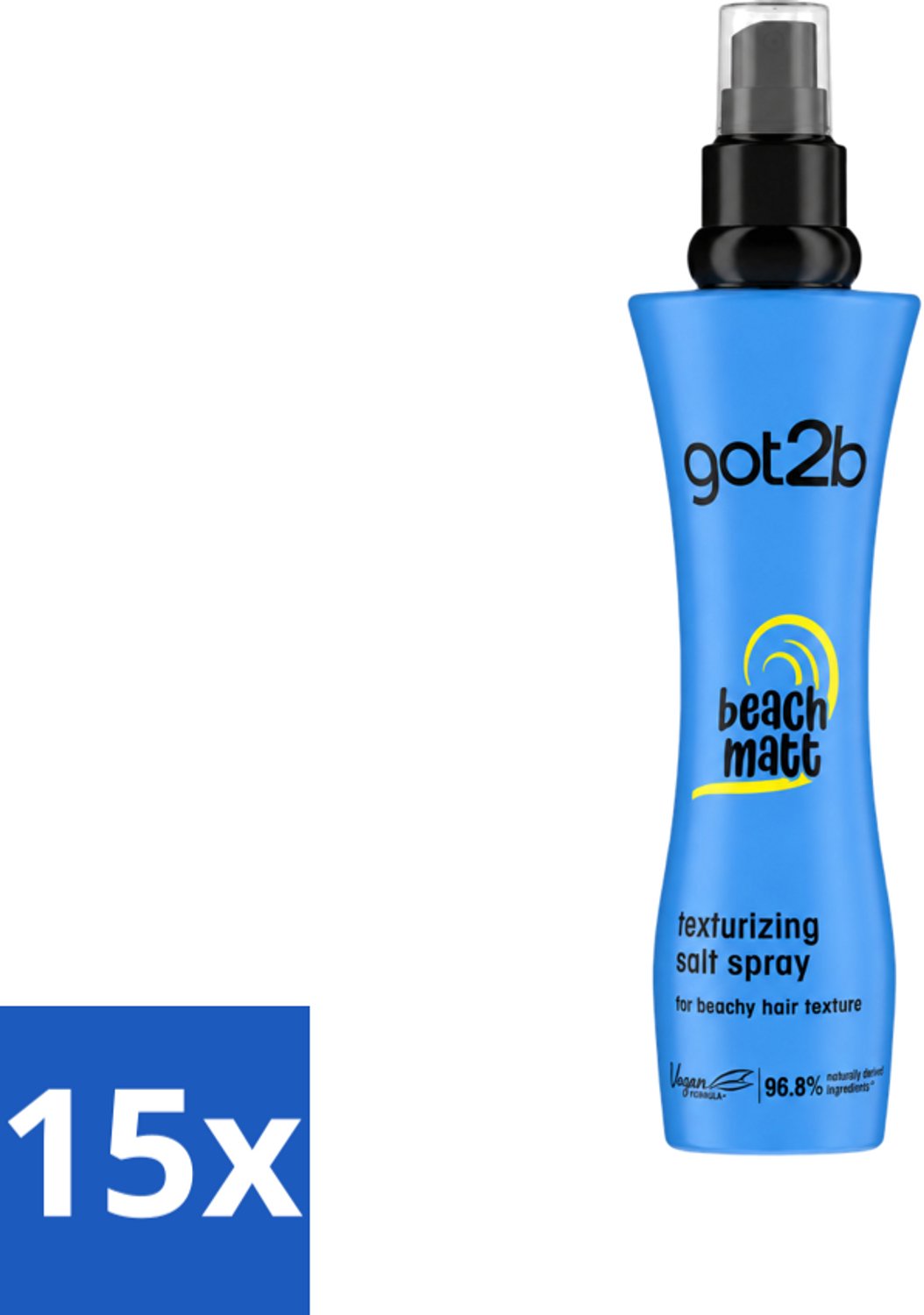 15 x Got2B - Salt Spray - Beach Babe - 200 ml - Voordeelverpakking - 15 stuks