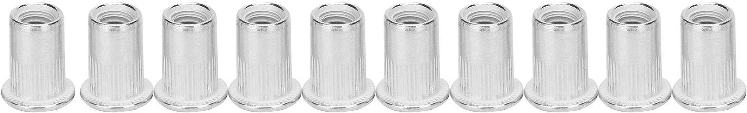 200 Stuks Professionele Aluminium Rivet Nuts M6 Set