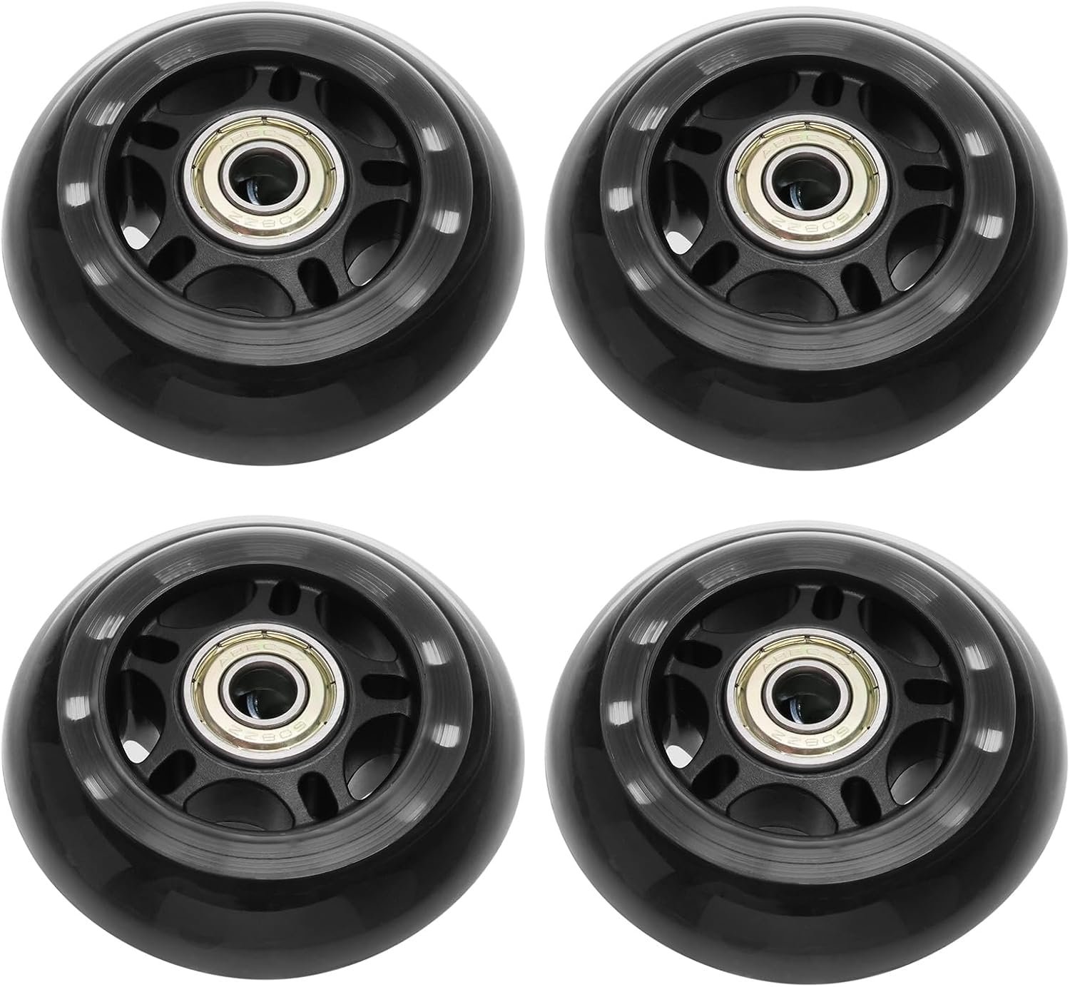4x PU Wielen met 608ZZ Lagers voor Scooters & Skateboards