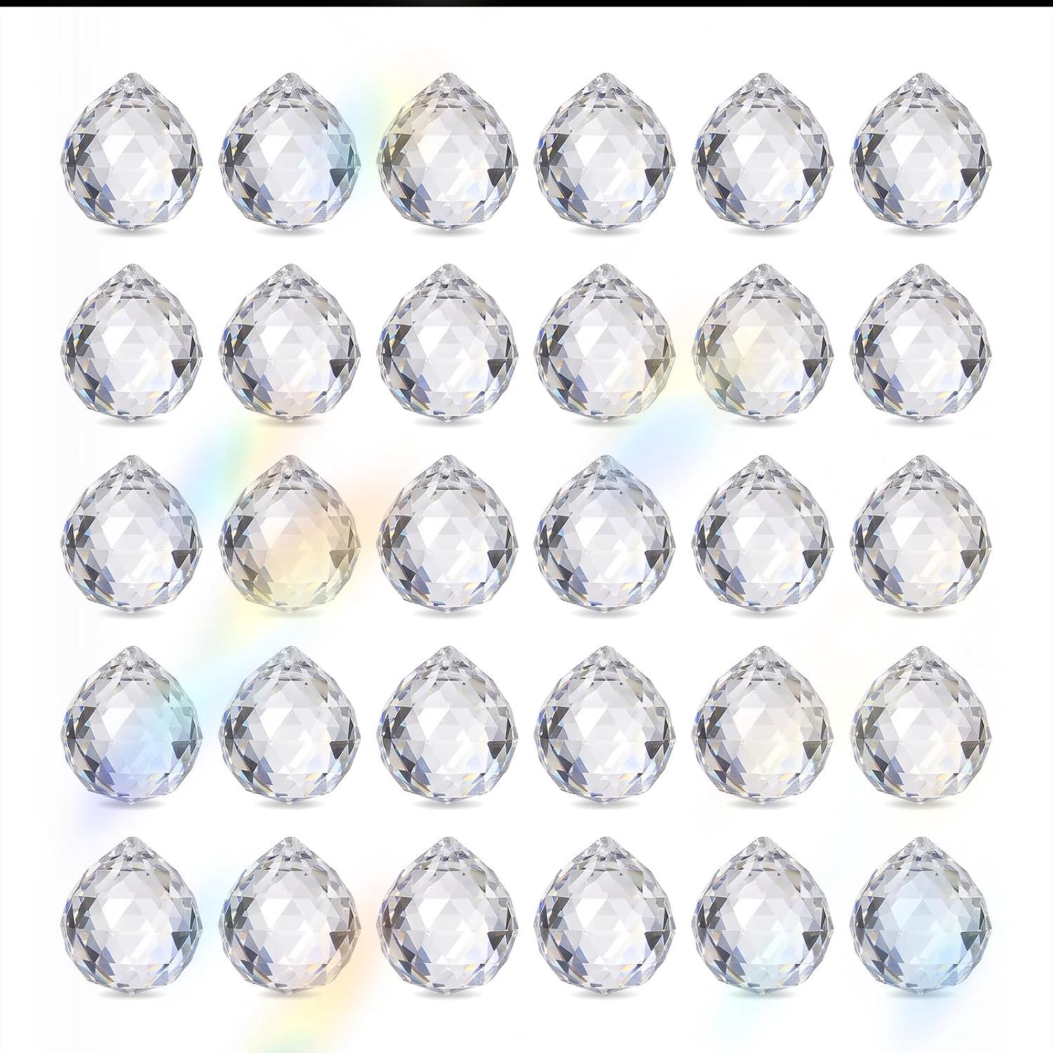 Zonnevangers kristal, 20 mm prisma kristallen hangende suncatcher