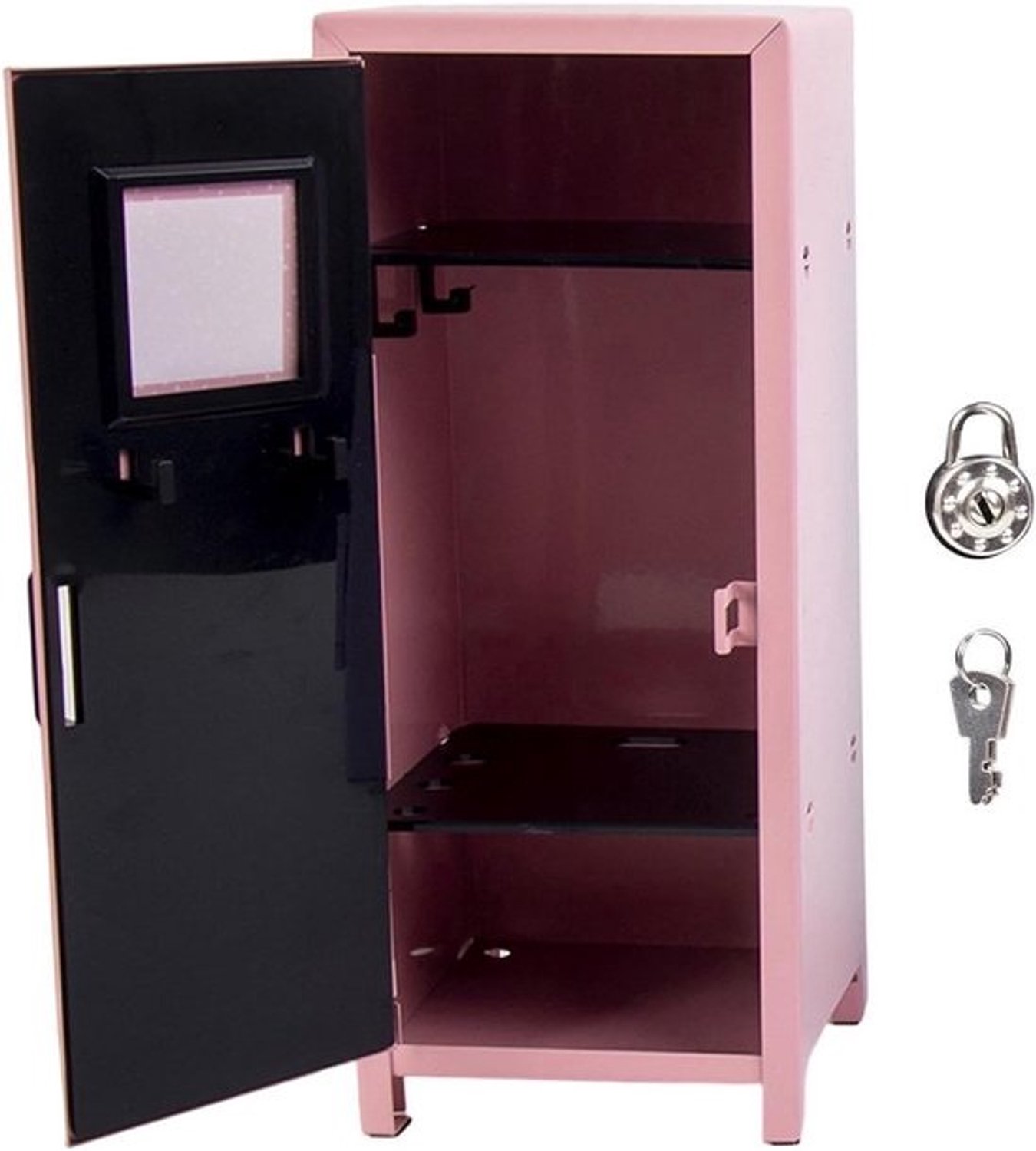 Metalen kluisje voor desktop - Kleine krasbestendige organizerbox | Mini-vergrendelingskast voor vrouwen, mannen, kinderen, studenten, school, thuis, kantoor, kinderkamer, slaapkamer, speelkamer