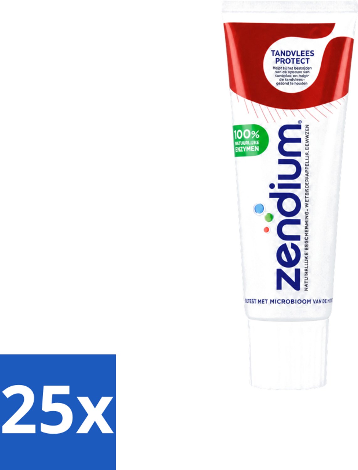 25 x Zendium – Tandpasta – Tandvlees Protect – 75 ml - Voordeelverpakking - 25 stuks