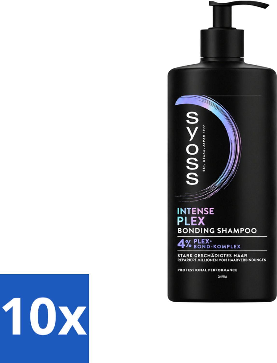 10 x Syoss – Shampoo – Intense Plex – 440 ml - Voordeelverpakking - 10 stuks