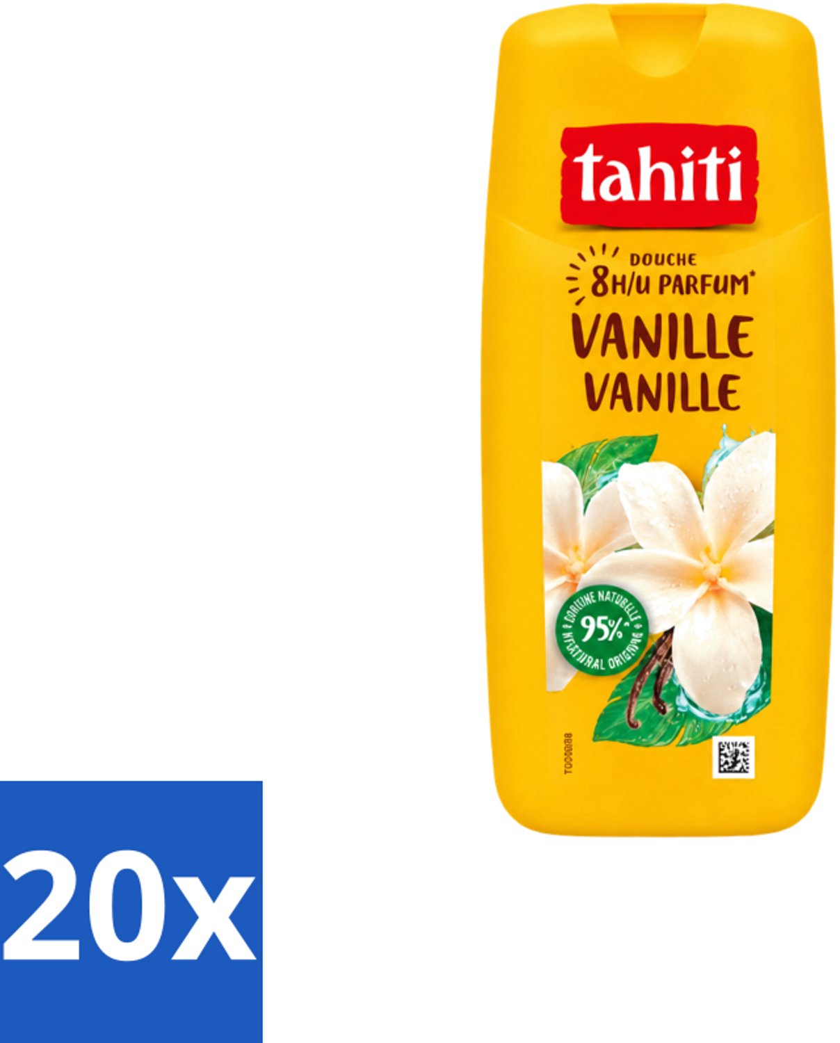20 x Tahiti – Douchegel – Vanille - 315 ml - Voordeelverpakking - 20 stuks