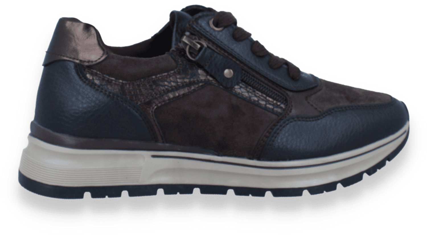 Double Heart Dames Sneaker | Bruin | Maat: 40