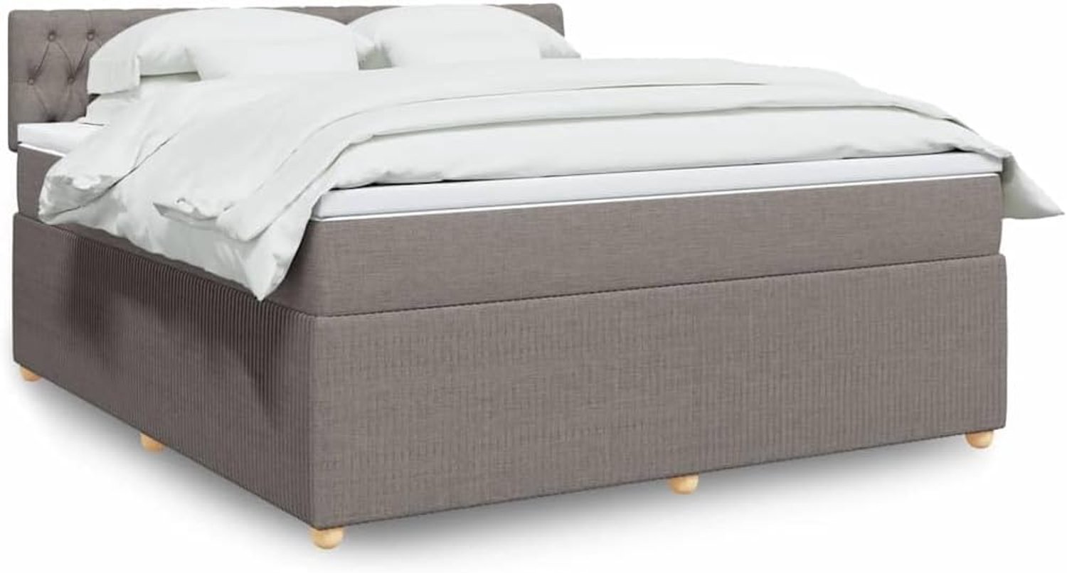 Pocketvering Taupe 180x200 cm