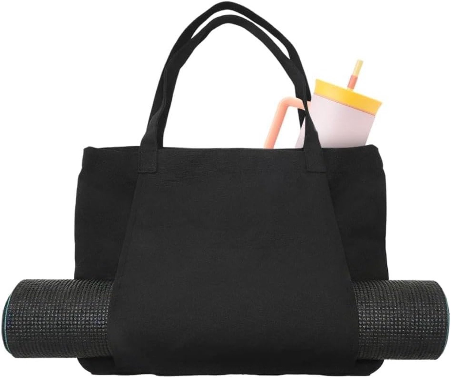 Vrouwelijke Yoga Tas Waterdicht met Nat Vak voor Yogamat en Accessoires, Ideaal voor Sport en Fitness