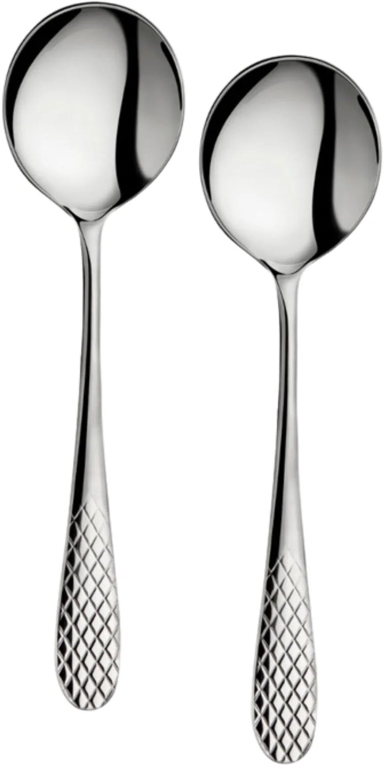 Wilmax Soeplepel 18 cm RVS 2 stuks WL-999220/2B