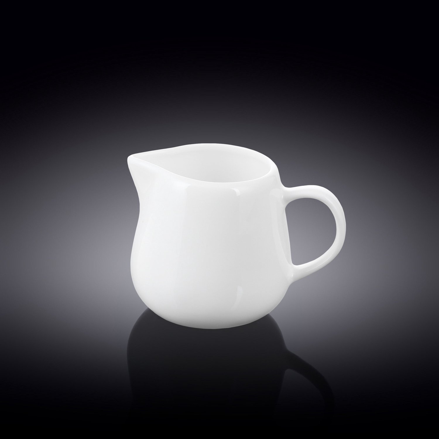 Wilmax England Melk- en roomkan 200 ml Wit Porselein WL-995005/A